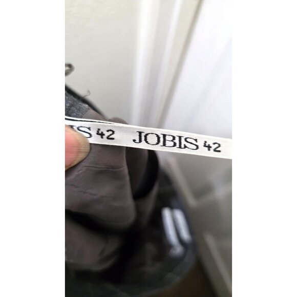 VTG Jobi's Sportswear Y2K 80s 100% Wool Gray Plaid Pleated Knee-Length Skirt Sid - Picture 8 of 8